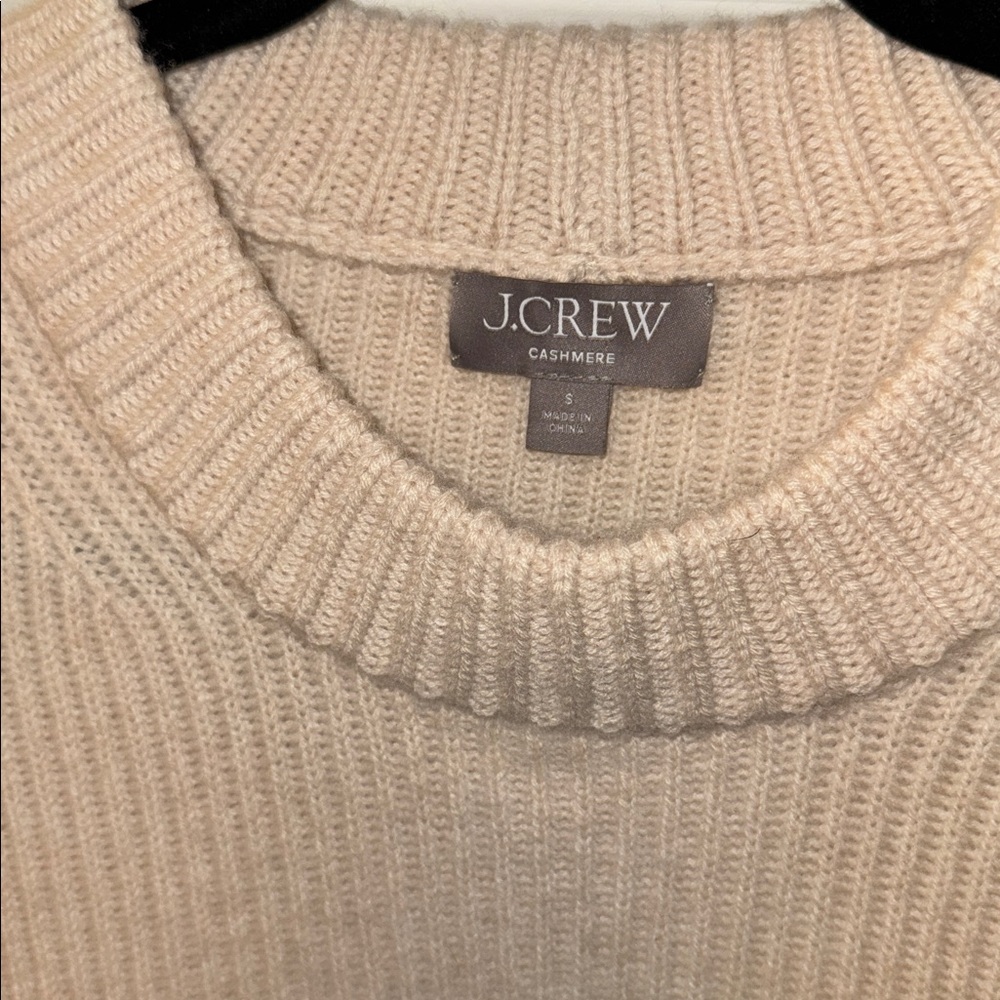 J. Crew Ribbed Cashmere Oversized Sweater - Picture 2 of 5